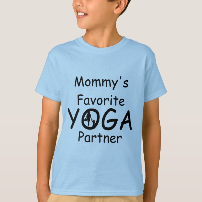 Camiseta Niños de yoga, los chicos favoritos de mami (Anverso)