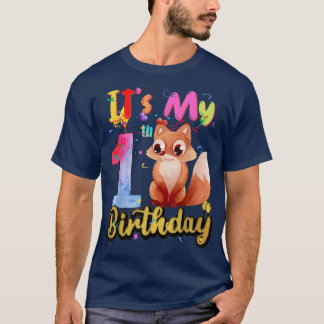 Camiseta Niños del 1º cumpleaños 1 año de edad