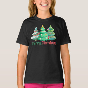 Camiseta Niños del Árbol de Navidad Alegre