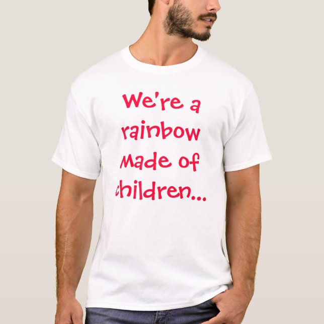 Camiseta niños del arco iris (Anverso)