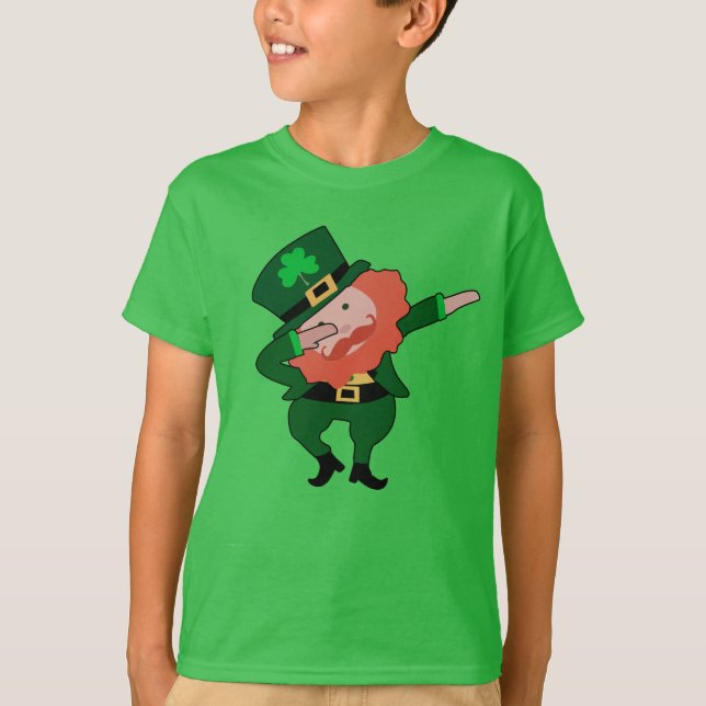 Camiseta Niños del día del St Patricks del Leprechaun que (Anverso)