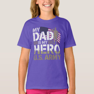 Camiseta Niños del ejército de Estados Unidos - Mi papá es