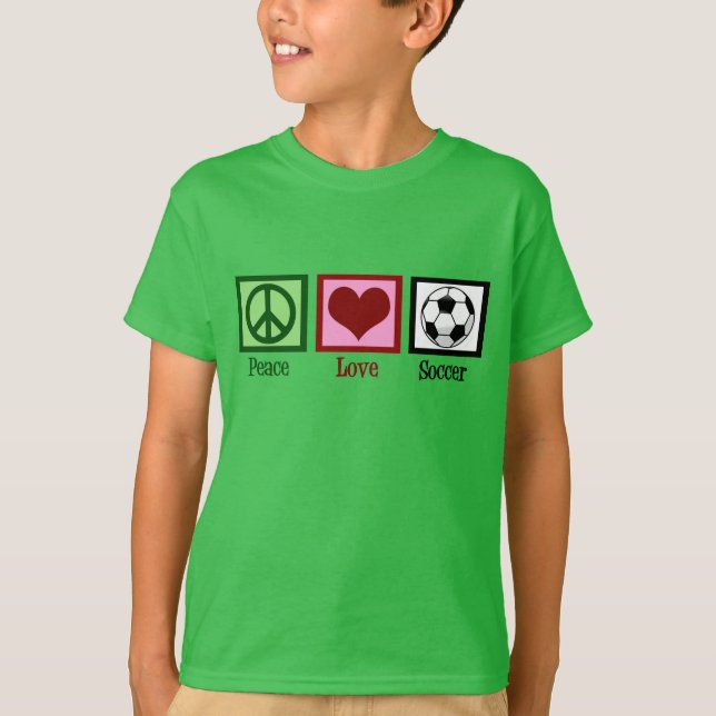 Camiseta Niños del fútbol de amor por la paz (Anverso)