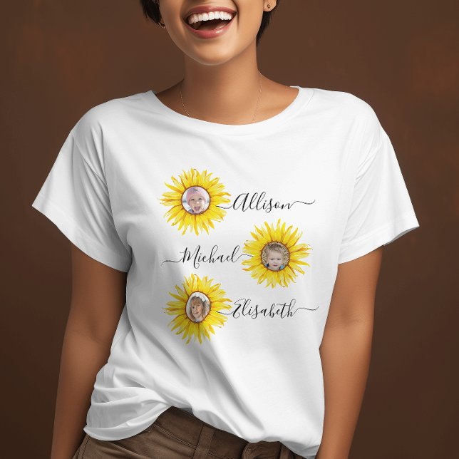 Camiseta Niños del girasol | Foto de los nietos (Subido por el creador)