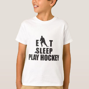Camiseta Niños del hockey de Eat Sleep Play