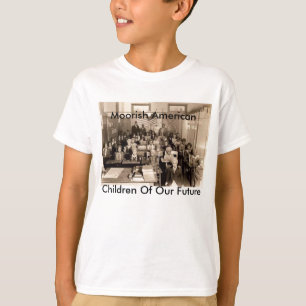 Camiseta niños del moorish, americano del Moorish, niños