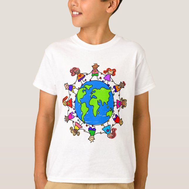 Camiseta Niños del mundo (Anverso)