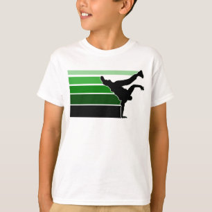 Camiseta Niños del negro del grn de la pendiente de BBOY