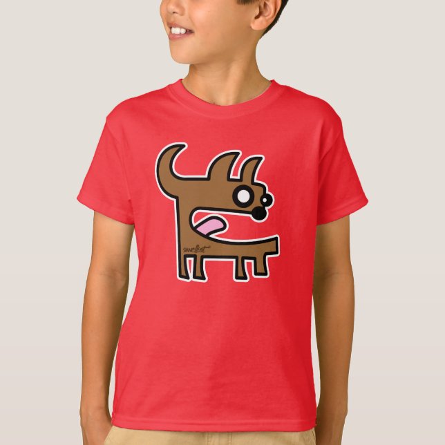 Camiseta Niños del perro de diablo (Anverso)