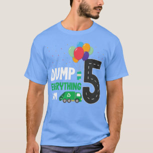 Camiseta Niños derraman todo tengo 5 años - Niño Cumpleaños