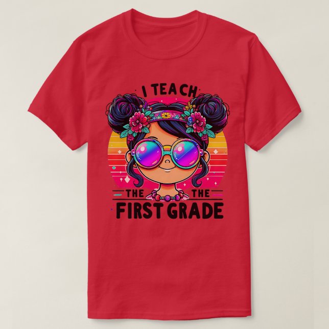 Camiseta Niños desordenados Chicas de primer grado de Bun n (Diseño del anverso)