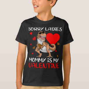 Camiseta Niños día de San Valentín Lo siento, mamá es mi