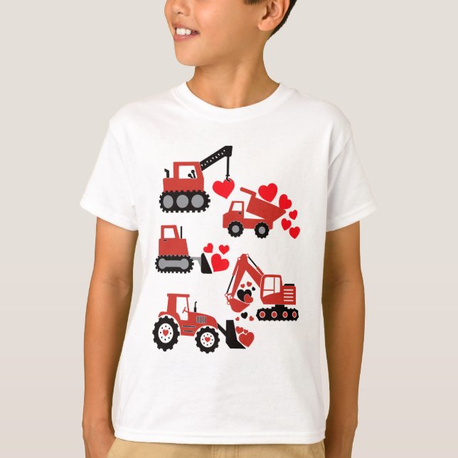 Camiseta Niños día de San Valentín Niños niños niños niños  (Anverso)
