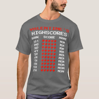 Camiseta Niños día de San Valentín Niños Retro Videojuegos 