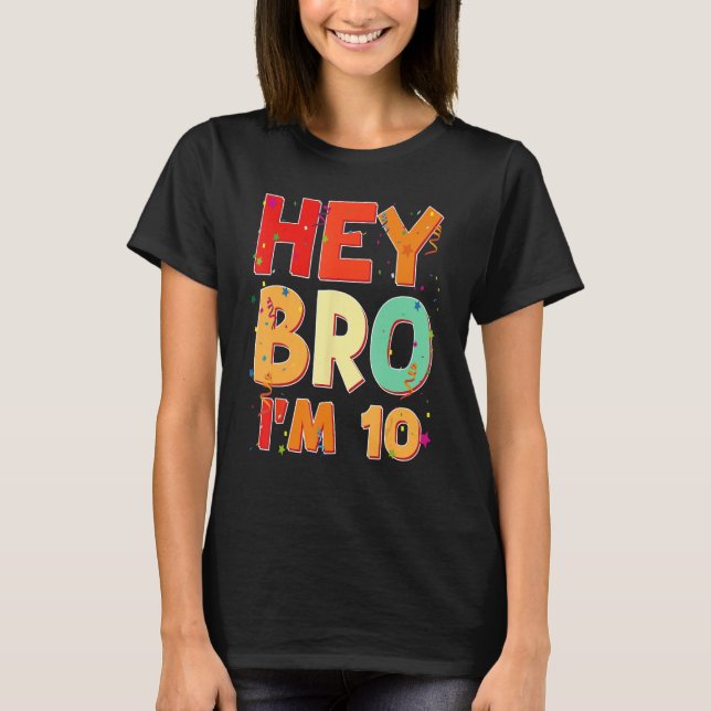 Camiseta Niños Diez 10 años 10 cumpleaños feliz niño de cum (Anverso)