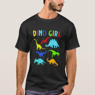 Camiseta Niños Dino Chicas niños adoran dinosaurio