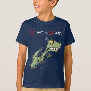 Camiseta Niños Dinosaurio Enojados 'A Mi Manera o Ninguna M