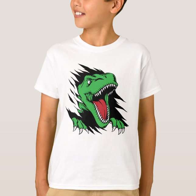 Camiseta Niños dinosaurios (Anverso)