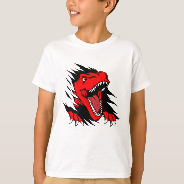 Camiseta Niños dinosaurios (Anverso)