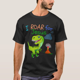 Camiseta Niños dinosaurios cristianos que ruego por JESUS