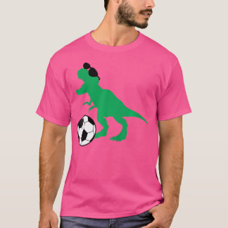 Camiseta Niños Dinosaurios De Fútbol Para Pequeños T Rex