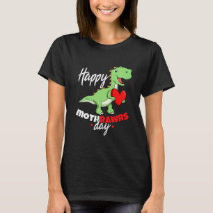 Camiseta Niños Dinosaurios mami feliz día de la madre desde