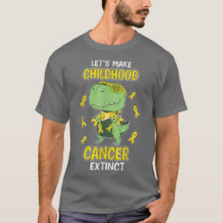 Camiseta Niños Dinosaurios Monto de Concienciación sobre el