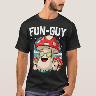 Camiseta Niños Divertido Pun 'Fun-Guy' Divertido Lindo Hong
