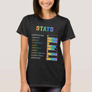 Camiseta Niños divertidos con Adhd Stats Neurodiversidad Ad