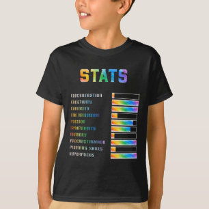 Camiseta Niños Divertidos Con Estadísticas De Tdah Neurodiv