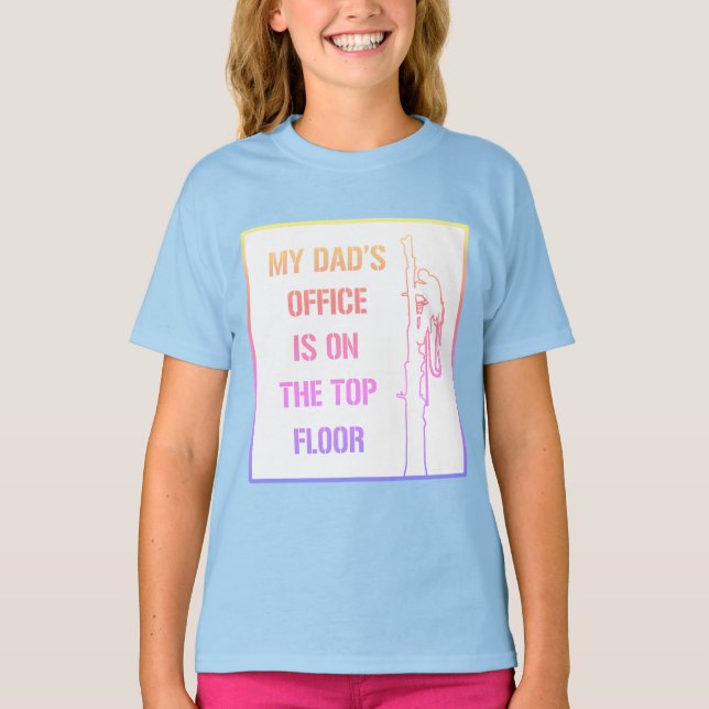 Camiseta Niños divertidos del arborista de la cita (Anverso)