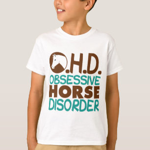 Camiseta Niños divertidos del caballo