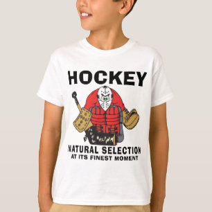 Camiseta Niños divertidos del portero del hockey
