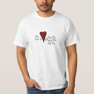 Camiseta Niños divertidos El arte a papá le encanta