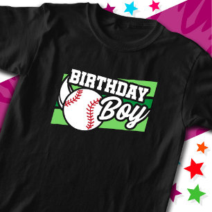 Camiseta Niños divertidos Fiesta de béisbol corran en casa