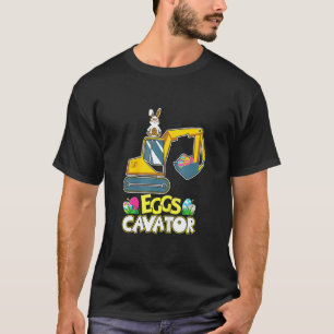 Camiseta Niños divertidos huevos Cavator Leopard Easter Bun