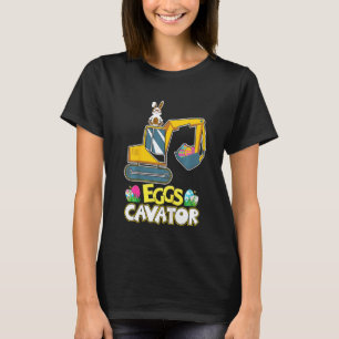 Camiseta Niños divertidos huevos Cavator Leopard Easter Bun
