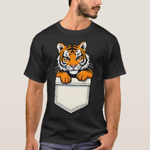 Camiseta Niños divertidos pecadores de tigre animal niños C
