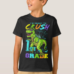 Camiseta Niños Divertidos Primer Grado T-Rex Tee