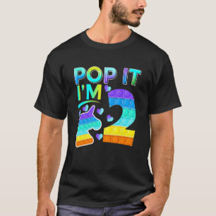 Camiseta Niños dos pop que tengo dos putas unicornios