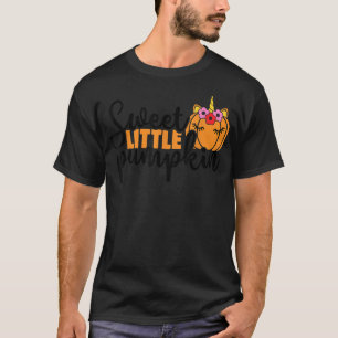 Camiseta Niños Dulces saltos de picazón de calabaza de hoja