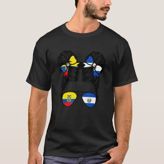 Camiseta Niños ecuatorianos medio salvadoreños Ecuador (Anverso)