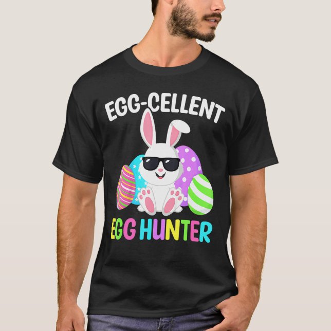 Camiseta Niños Eggcellent Egg Hunt Easter Bunny Toddler Boy (Anverso)