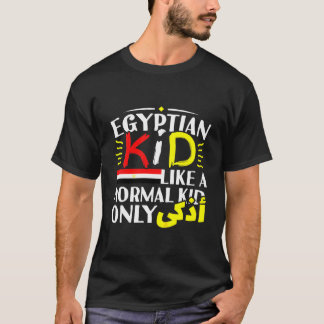 Camiseta Niños egipcios niños niños Chicas árabes escriben