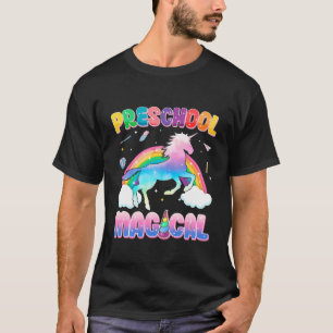 Camiseta Niños El arcoiris de Unicornio mágico preescolar d