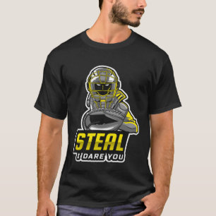 Camiseta Niños El Catcher Del Béisbol Robo Te Atrevo