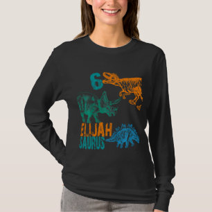 Camiseta Niños Elijah Saurus Niños de 6 Años Rex Bda