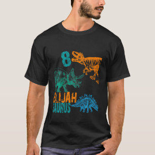 Camiseta Niños Elijah Saurus Niños de 8 Años Rex Bda
