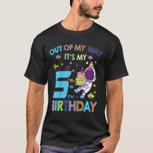 Camiseta Niños en el espacio exterior fuera de mi camino es