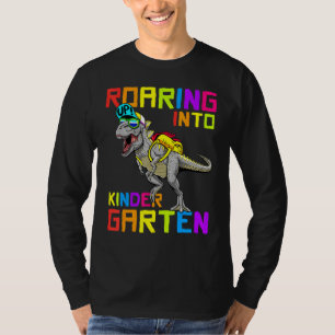 Camiseta Niños en el jardín infantil Dinosaur T-Rex